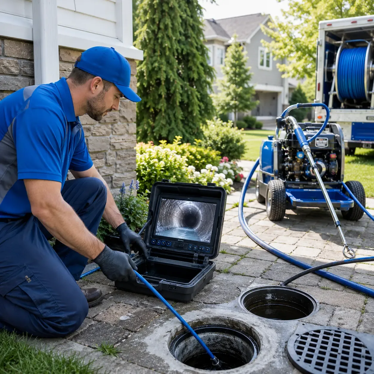 Outdoor drain cleaning professionals serving Conehatta, MS
